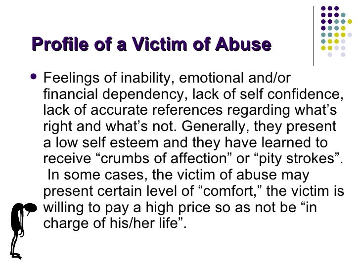 Victims of emotional abuse symptoms